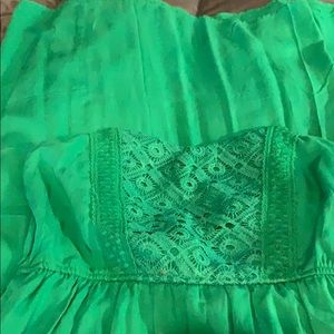 Strapless long dress